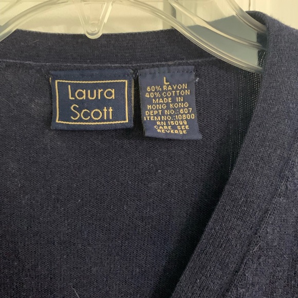 Navy Blue Cardigan - Picture 2 of 2